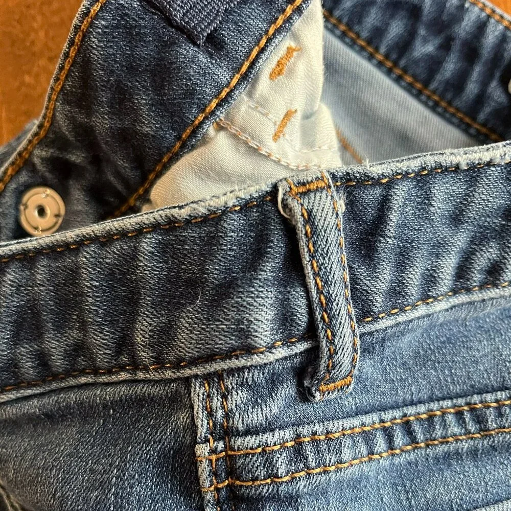 Gap denim cuffed shorts 7